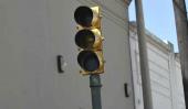 OFFLINE. Numerosos semáforos están fuera de servicio esta mañana (La Voz/ Archivo).