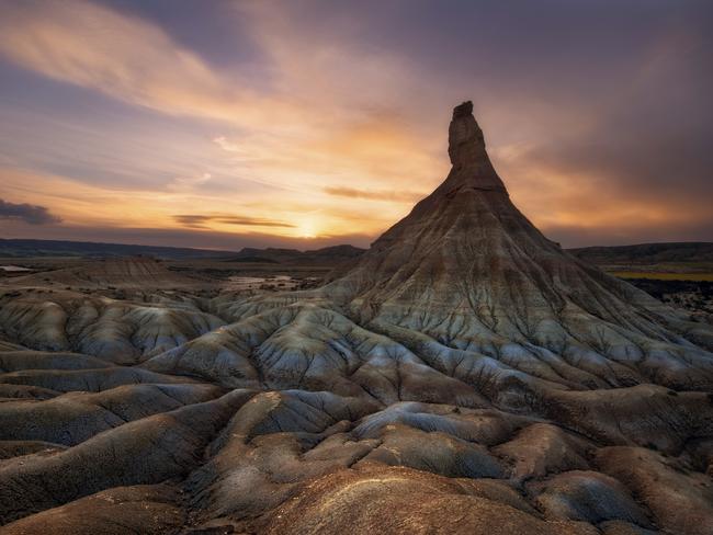 The eerie, semidesert plains of Bardenas Reales in the Navarra. Picture: iStock