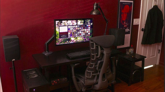 The Bold, Red and Black Workspace
