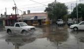 CAPITAL. Las lluvias causaron anegamientos en algunas calles (Archivo/La Voz).
