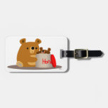 Bye Bye Honey! Cute Cartoon Bears Luggage Tag