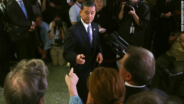 Veterans Affairs Secretary Eric Shinseki has faced criticism after reports of long delays and alleged cover-ups in veterans care.