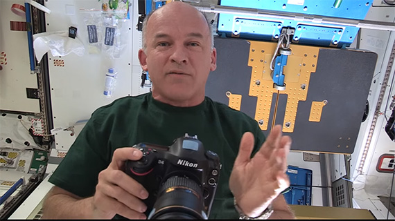 photography gear used by astronauts