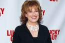 FILE - In this April 1, 2013 file photo, TV personality Joy Behar arrives at the "Lucky Guy" Opening Night in New York. Behar will star in a solo theater show “Me, My Mouth and I” at the Cherry Lane Theatre this fall. Previews begin Nov. 6 with an opening set for Nov. 23. (Photo by Dario Cantatore/Invision/AP, File)