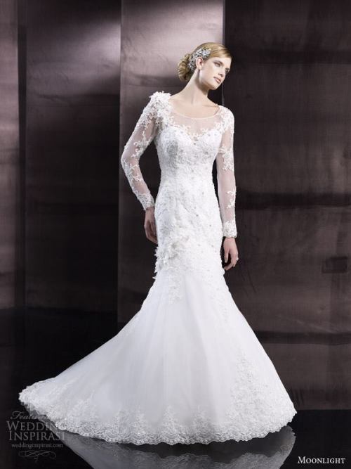 Trumpet wedding dress from Moonlight Couture Spring 2014 Bridal...