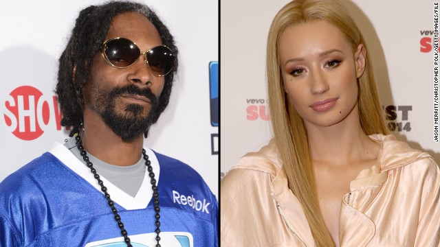 Snoop Dogg and Iggy Azalea have been battling in a very public way. After <a href='http://ift.tt/1sQLCcW' target='_blank'>Snoop made fun of Iggy's appearance on social media</a>, the "Fancy" rapper responded with confusion, saying that she didn't understand why Snoop would be "supportive to my face but another way on your Instagram." 