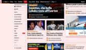 La página web de La Gazzetta dello Sport (Captura web).