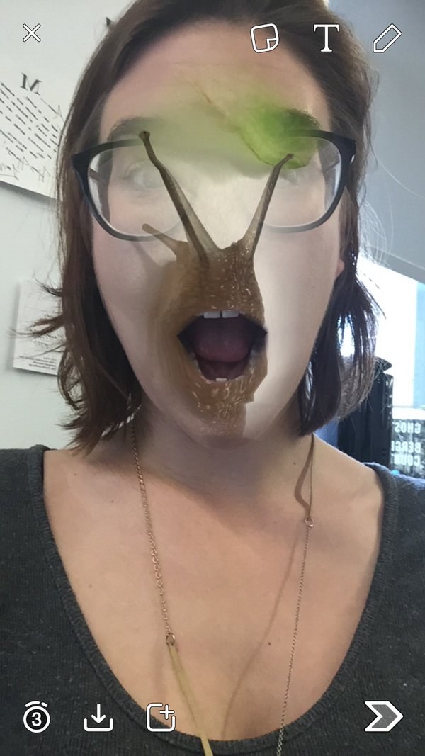 Literally the best thing that ever happened to Snapchat – nay, HUMANITY – was the introduction of the filter where you can swap faces with any photo on your phone's photo roll.