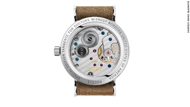 Nomos also produces a series of watches where part of the proceeds are donated to the aid group Doctors Without Borders. 