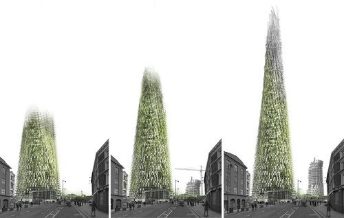 The Building That Grows as You Recycle