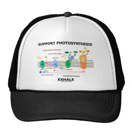 Support Photosynthesis Exhale (Biochemistry Humor) Hat