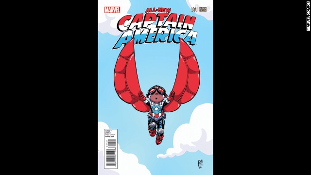 Here's another version of the new Captain in this variant cover.