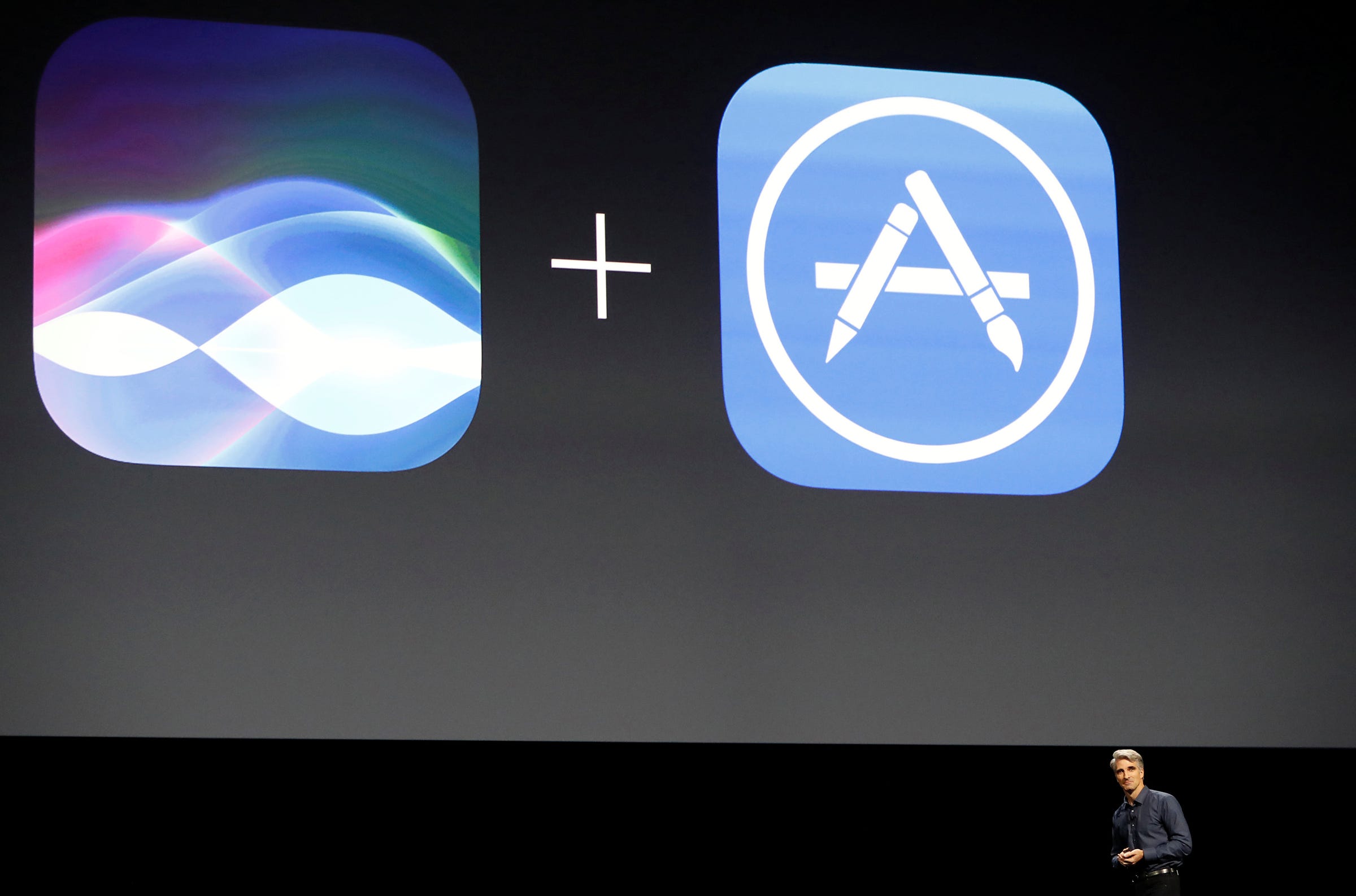Apple WWDC Siri and app integration Craig Federighi