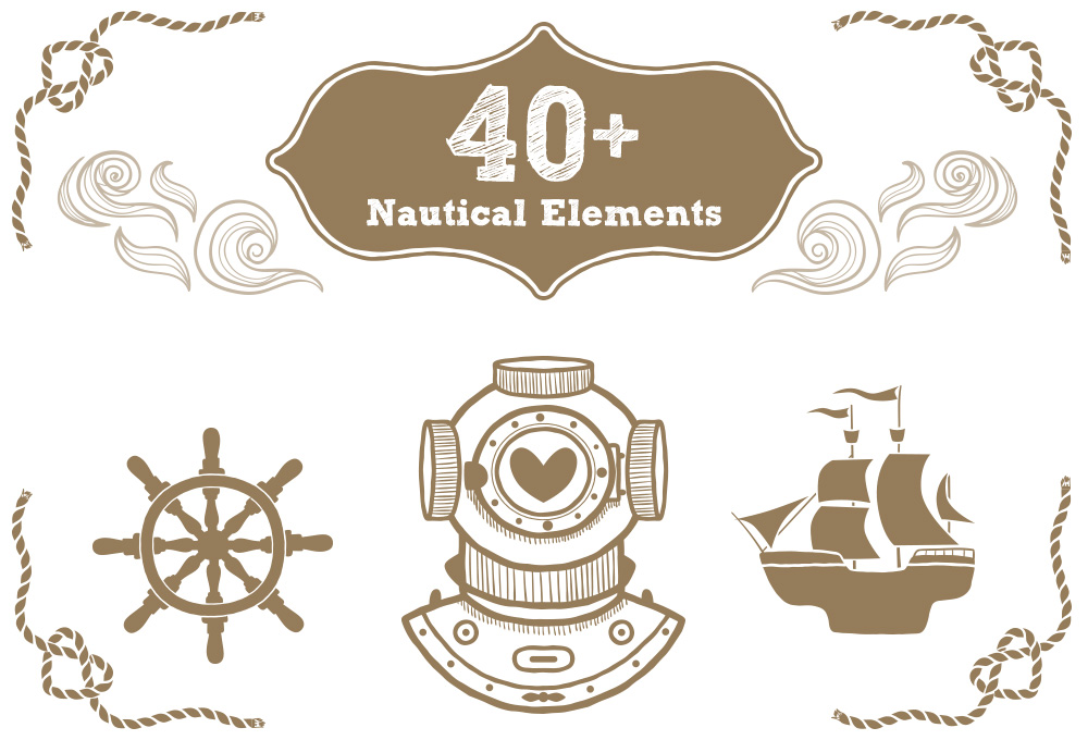 40-free-nautical-elements-vectors