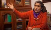 María Elena Valdovinoitt. Tiene 62 años. Nació en Chile, pero vive en Santa Rosa de Calamuchita. Descubrió que tenía sangre mapuche. Estudia Antropología (La Voz). 