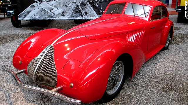 The Schlumpf collection resembles a who's who of the automotive world and includes this 1936 Alfa Romeo 8c 2900 A Pinin Farina Berlinett.