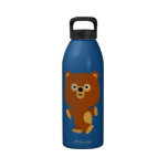 Cute Assertive Cartoon Bear 32oz Water Bottle