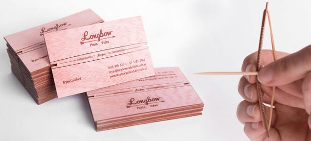 Business Cards That Turn Into Mini Bow and Arrows Are Robin-Hood-Ready