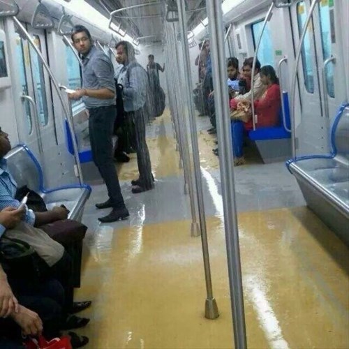 The Trains in Mumbai Are Accidentally Giving Passengers a Free Shower