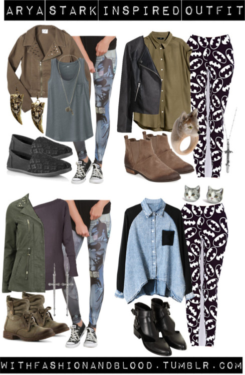 Arya inspired outfits with requested leggings by...