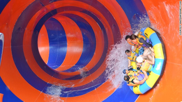 At Daemyung Resort, Python is one of the world's scariest water slides, thanks to several banked twists and turns, unbelievably tight corners and a six-meter-wide enclosed section that sends riders flying up the sides.
