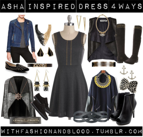 Asha inspired requested dress four ways by withfashionandblood...