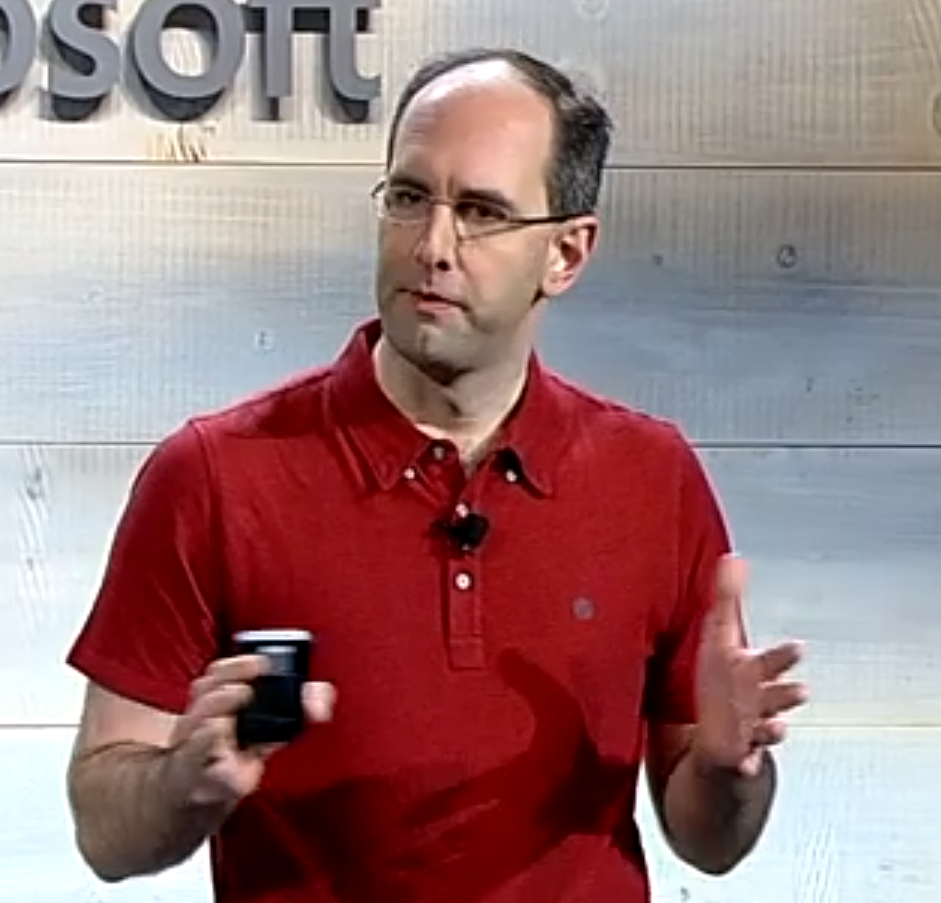 Microsoft's Scott Guthrie presents the Cloud Platform System