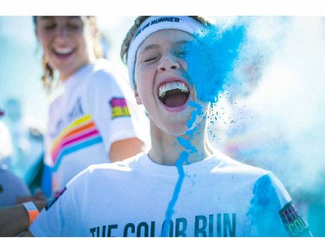 Get a colour explosion at the 2014 Toowoomba Colour Vibe 5K.