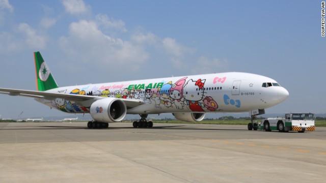 Taiwan's Eva Air decided to celebrate the 40th anniversary of Hello Kitty by bringing its themed aircraft to Europe. Starting in October, the Hello Kitty Jet will fly between Taipei and Paris.