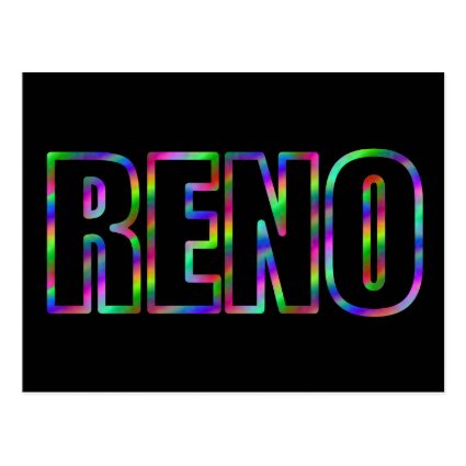 RENO Neon Post Card