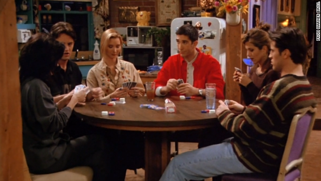 <strong>"The One with all the Poker:" </strong>Any episode that combined all of the "Friends" and a guys vs. girls faceoff was bound for greatness. But underneath the humor in this season 1 episode was a larger story unfolding of Ross' feelings for Rachel. 