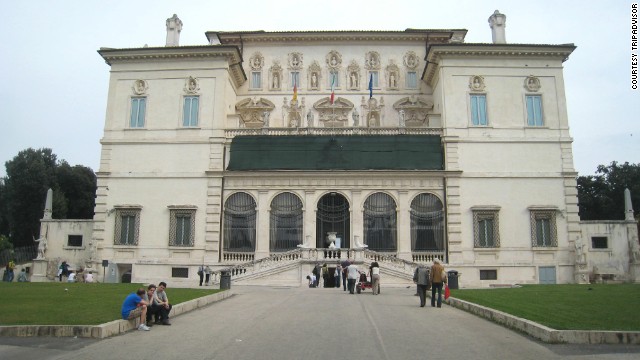 Galleria Borghese in Rome houses Italian masterpieces collected by the Borghese family over several centuries.
