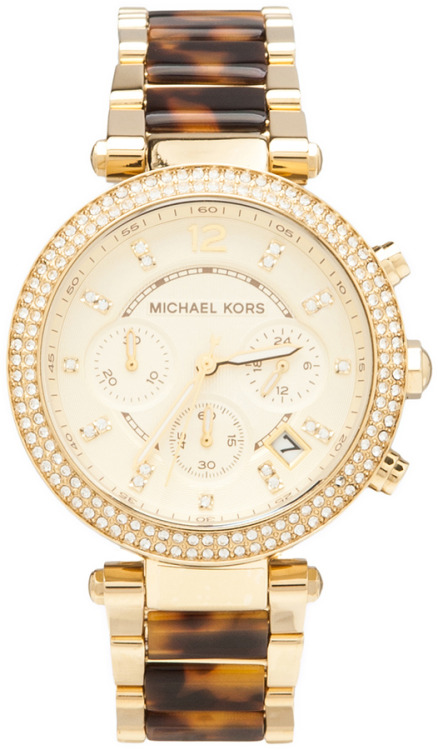 Michael Kors Parker Chronograph Watch by Michael Kors...