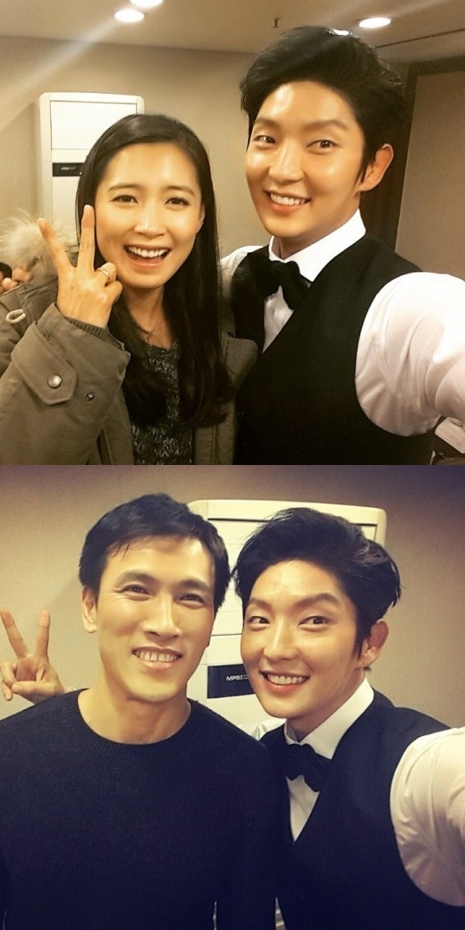 「KBS演技大賞」イ・ジュンギ、ナム・サンミ＆ユ・オソンと笑顔で記念撮影