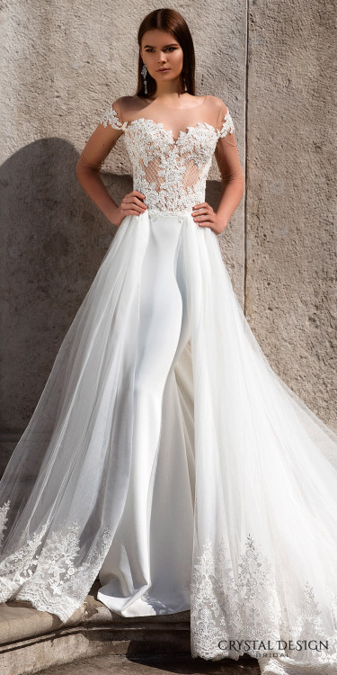 Sonata gown by Crystal Design (via Crystal Design 2016 Wedding...
