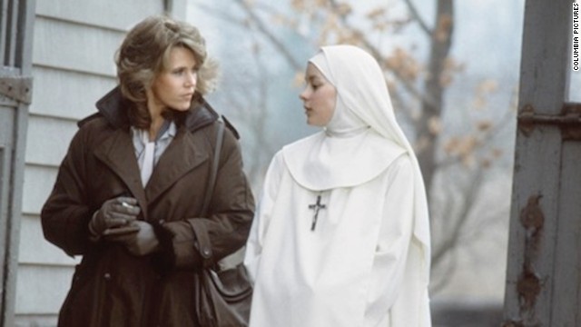 The Academy Award-nominated "Agnes of God," starring Jane Fonda and Meg Tilly received a one-star review from Ebert: "It considers, or pretends to consider, some of the most basic questions of human morality and treats them on the level of 'Nancy Drew and the Secret of the Old Convent.'"