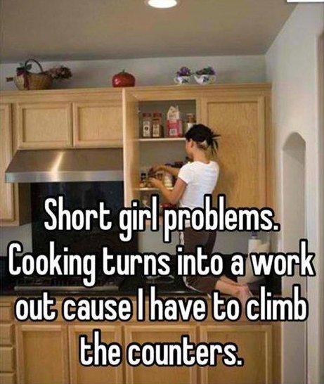 Short girl problems