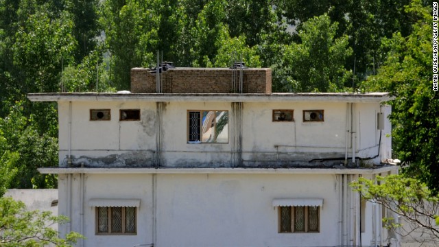 A closer view of one of the buildings in the compound is seen on May 7, 2011.