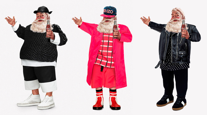 Санта Haute Couture: дизайнеры переодели Санта-Клауса в модную одежду