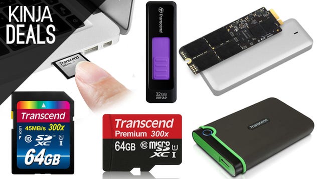 Tons of Transcend Storage is On Sale Today, Including MacBook Upgrades