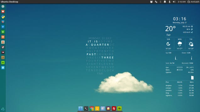 The Clear Skies Desktop