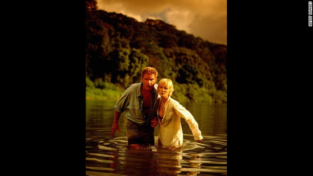 Harrison Ford and Anne Heche appeared in the movie "6 Days,7 Nights," in 1996 and he also snagged the title and cover. 