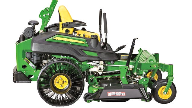 John Deere's New Ride-On Mower Is One of the First To Have Airless Tires