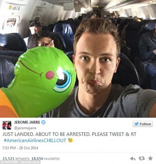 Vine Star Jerome Jarre Tried to Fly Wearing Only a Speedo, Then This Happened