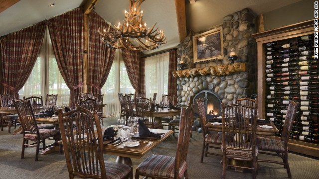 The Wild Sage restaurant at the tropically named Rusty Parrot Lodge boasts Jackson Hole's only AAA Four Diamond award.