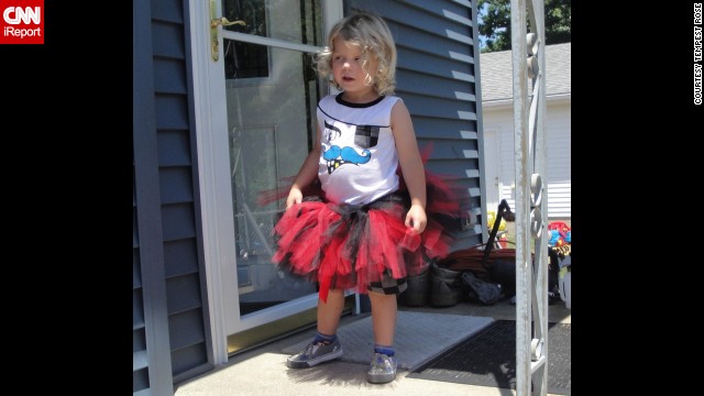 "My son is only 3 years old, so a lot of people say I need to 'teach him how to be a boy,' " says <a href='http://ift.tt/1pSIGX8'>Tempest Rose</a>. "I say patooie." Her son, Spencer Draven Ingram, likes wearing a tutu sometimes. While that's OK at home, Rose worries about when he gets older. "I am terrified for his school years because I know kids will pick on him. I think something needs to be done about what we're teaching our children."