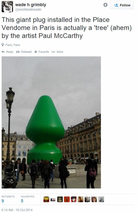 Parisians Are Upset That Their New Art Installation Looks a Little Like... Something Else