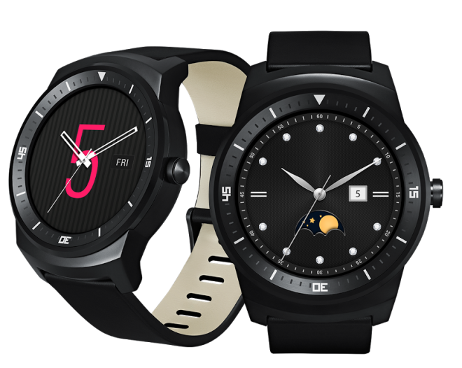 LG's G Watch R can display different Android Wear faces.