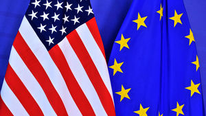 US / EU flags