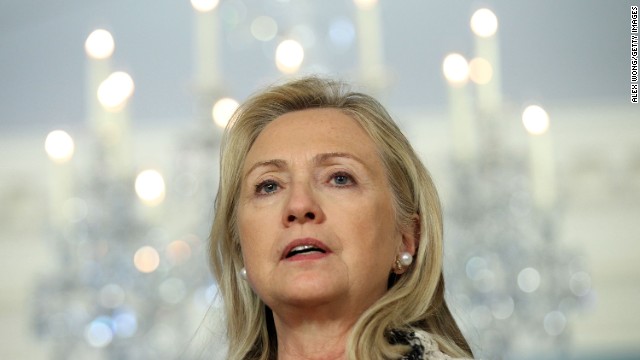 Hillary Clinton declined to weigh in on the Keystone XL pipeline during a speech on Monday in New York.